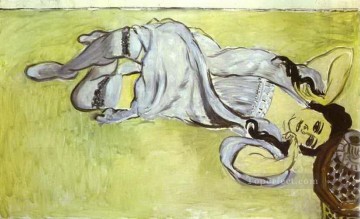  Matisse Arte - Laurette con una taza de café fauvismo abstracto Henri Matisse